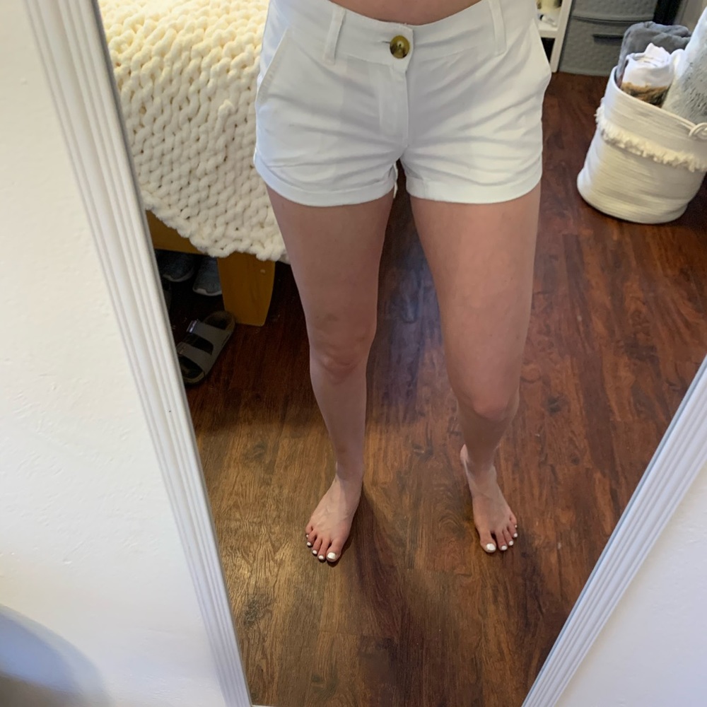white shorts